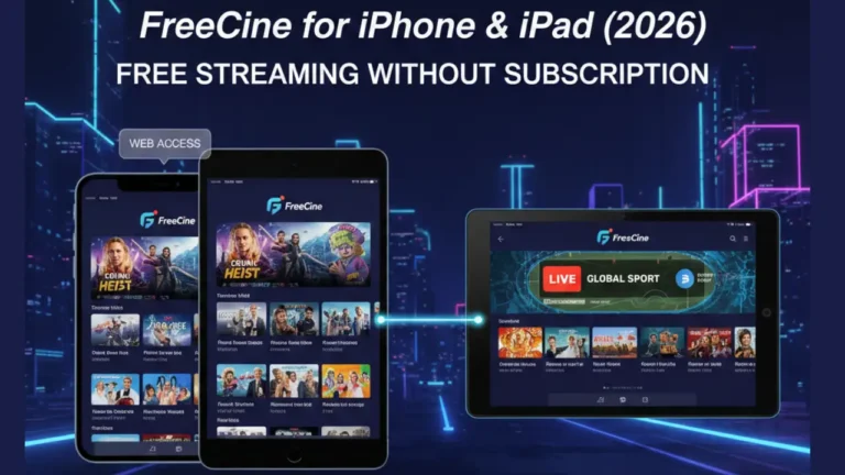 FreeCine for iPhone & iPad – Free Streaming Without Subscription (2026)