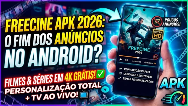 Análise do FreeCine APK 2026 – Um Reprodutor de Mídia para Android com Interface Simples