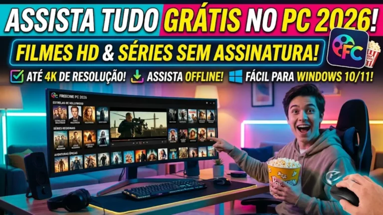 Baixar FreeCine PC 2026 – Assista Filmes em HD e Séries de TV Grátis Online