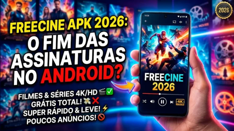 Experimente o FreeCine APK 2026 – Reprodutor de Vídeo Leve e Rápido para Android
