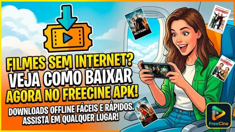 FreeCine APK Download de Vídeos Offline: Assista a Filmes Sem Internet