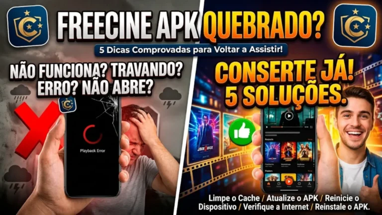 FreeCine APK Não Está Funcionando? 5 Soluções Comprovadas que Você Pode Tentar Hoje
