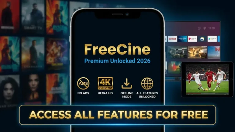 FreeCine APK Premium Unlocked 2026 – Access All Features for Free