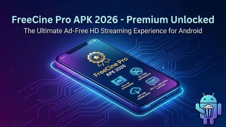 FreeCine Pro APK 2026 – Unlock Premium Features & Watch HD Movies Free