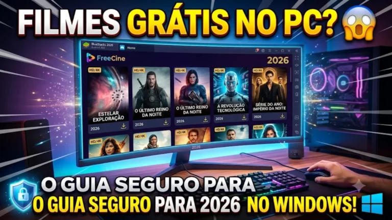 FreeCine para PC 2026 – Baixe Filmes Grátis com o FreeCine APK no Windows