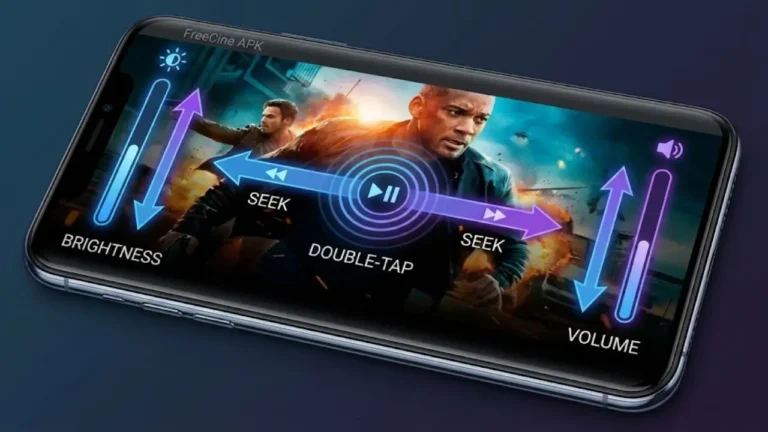 How to Use Gesture Controls in FreeCine APK
