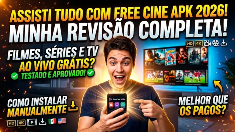 Review Completo do FreeCine APK 2026 – Do Download à Experiência de Uso no Dia a Dia