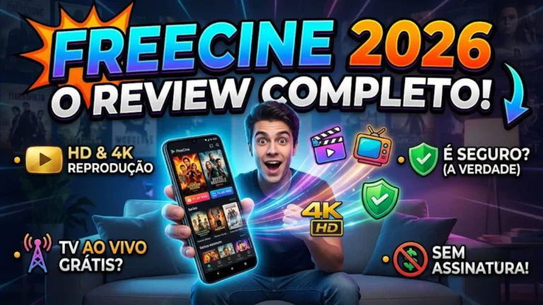 Review Completo do FreeCine APK 2026 – Filmes, TV ao Vivo, Reprodução em HD e Segurança