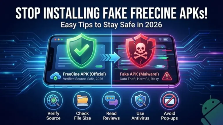 Stop Installing Fake FreeCine APKs! Easy Tips to Stay Safe in 2026
