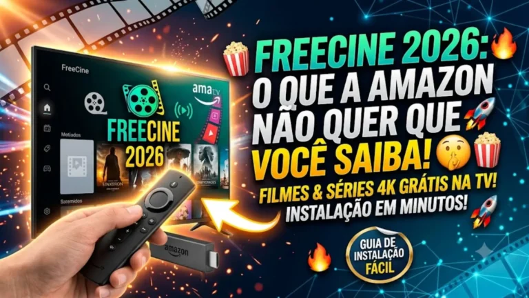 FreeCine para Fire TV Stick – Guia Fácil de Download e Instalação (2026)