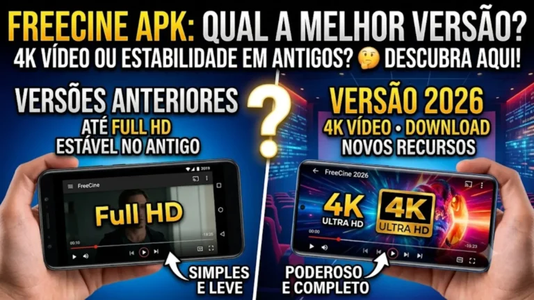 Versões do FreeCine APK – Entenda as Diferenças e Escolha a Melhor Opção (2026)