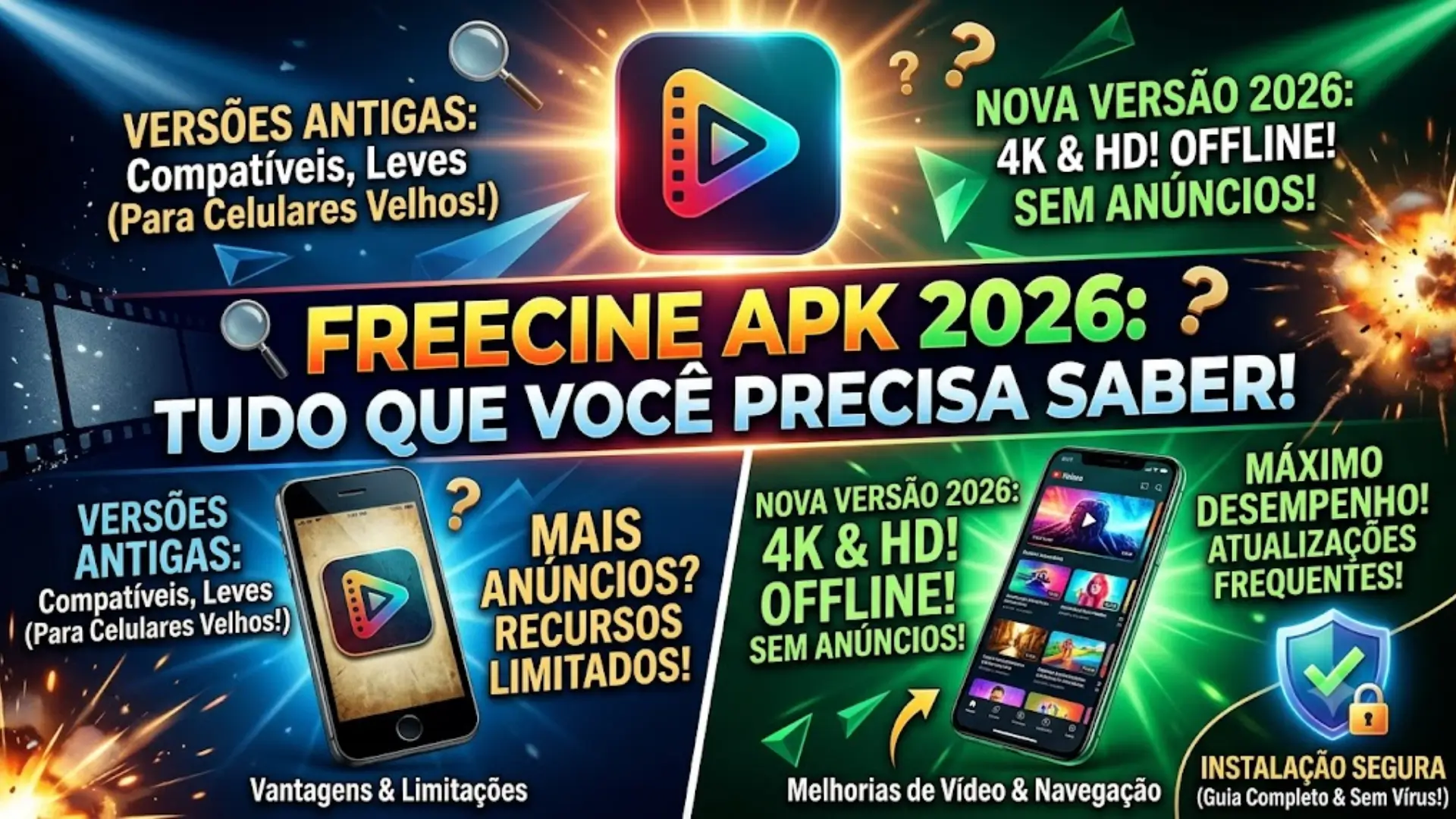 Baixar FreeCine APK 2026 – Versões Antigas e Novas com Guia de Instalação Segura