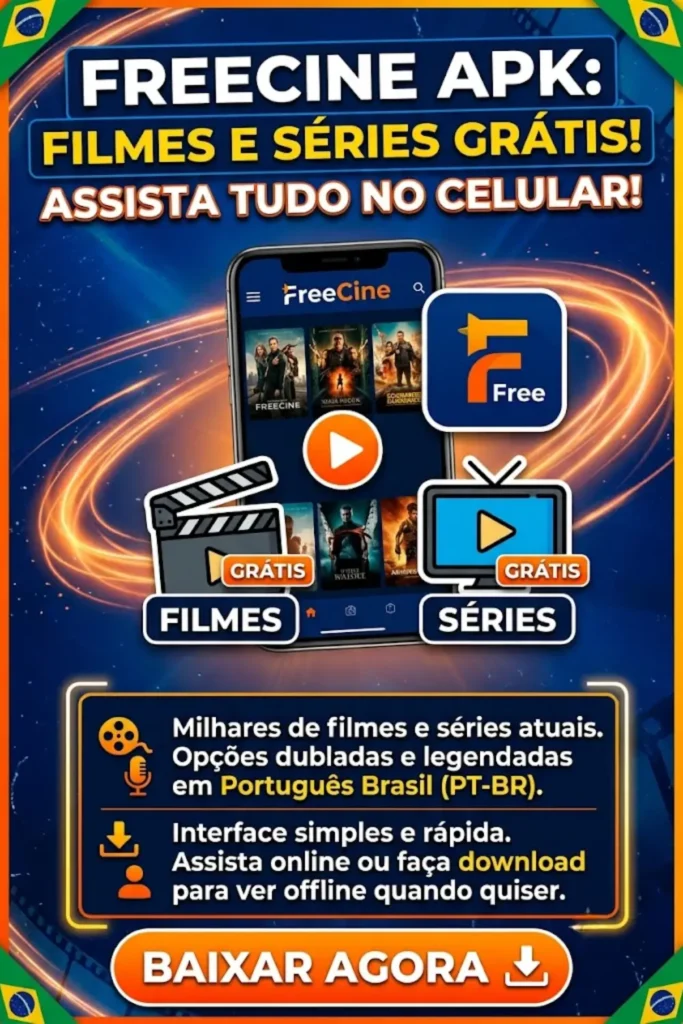 Como assistir filmes e séries gratuitamente com o FreeCine APK? Guia Completo