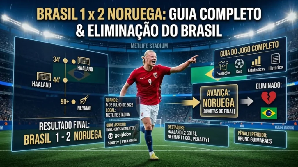 Brasil x Noruega: Onde Assistir, Horário e Tudo Sobre o Jogo