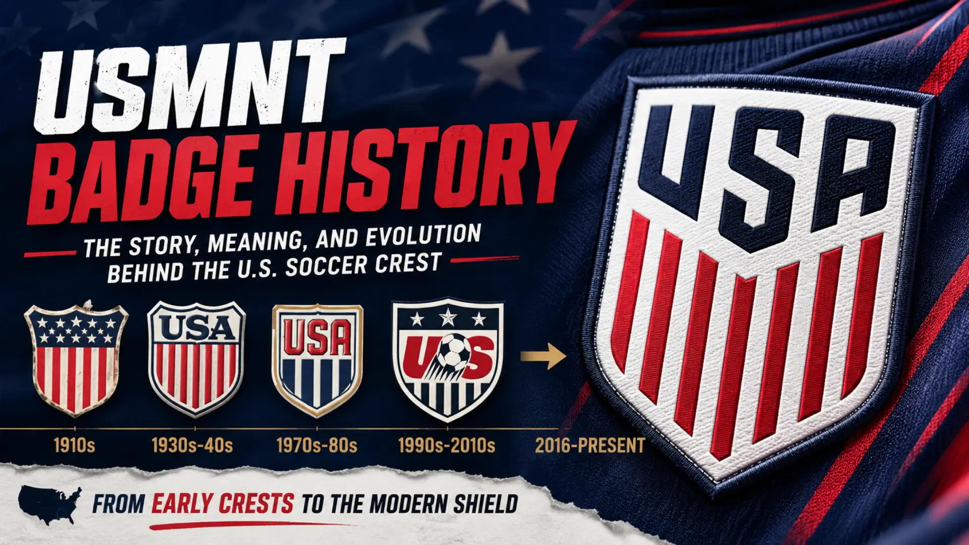 USMNT Badge History: The Story, Meaning, and Evolution Behind the U.S. Soccer Crest