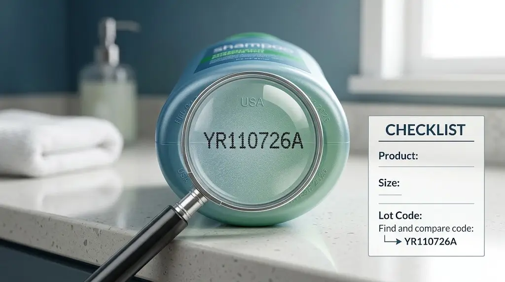 How to Check If Your Shampoo Is Recalled